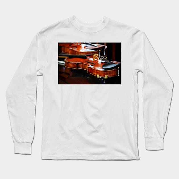 Awaiting The Maestro... Long Sleeve T-Shirt by LaurieMinor